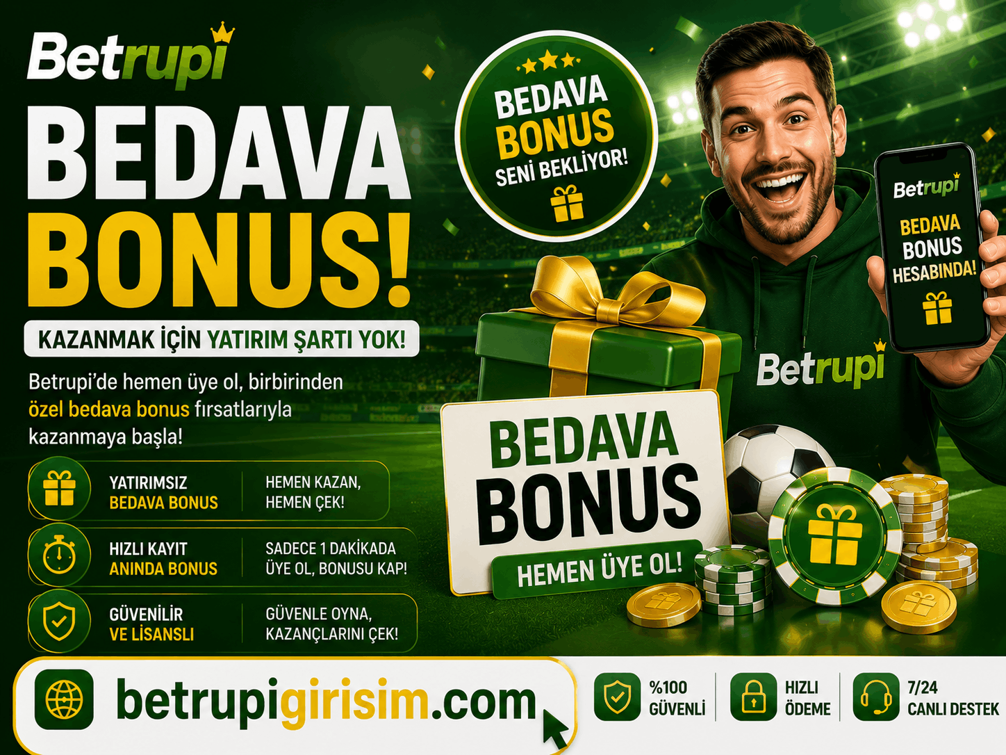 Betrupi Bedava Bonus