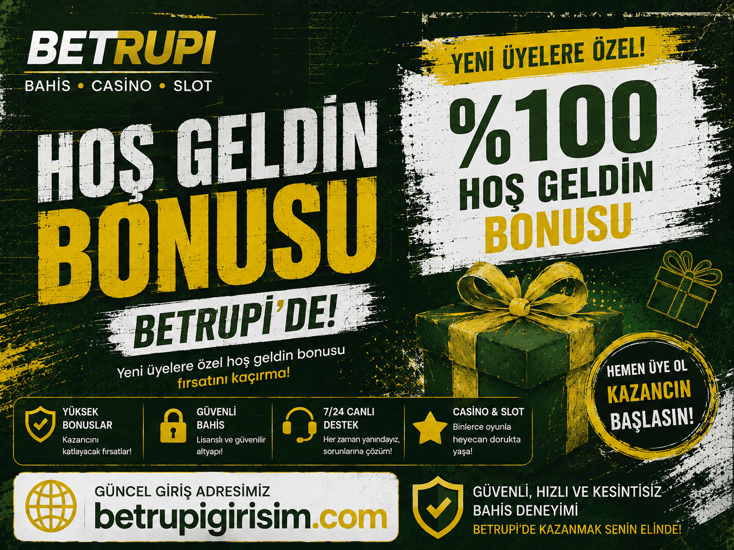 Betrupi Hoş Geldin Bonusu